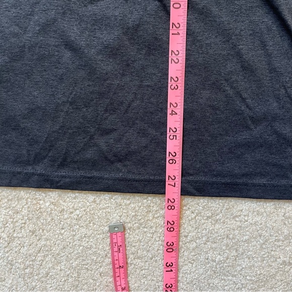 Nike Shirt Mens Large Gray Just Do It Spell Out Dri Fit Crew Neck Active Outdoor - Picture 9 of 9